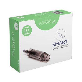 Cartucho Smart Derma Pen Preto  137 agulhas cx10 Smart GR